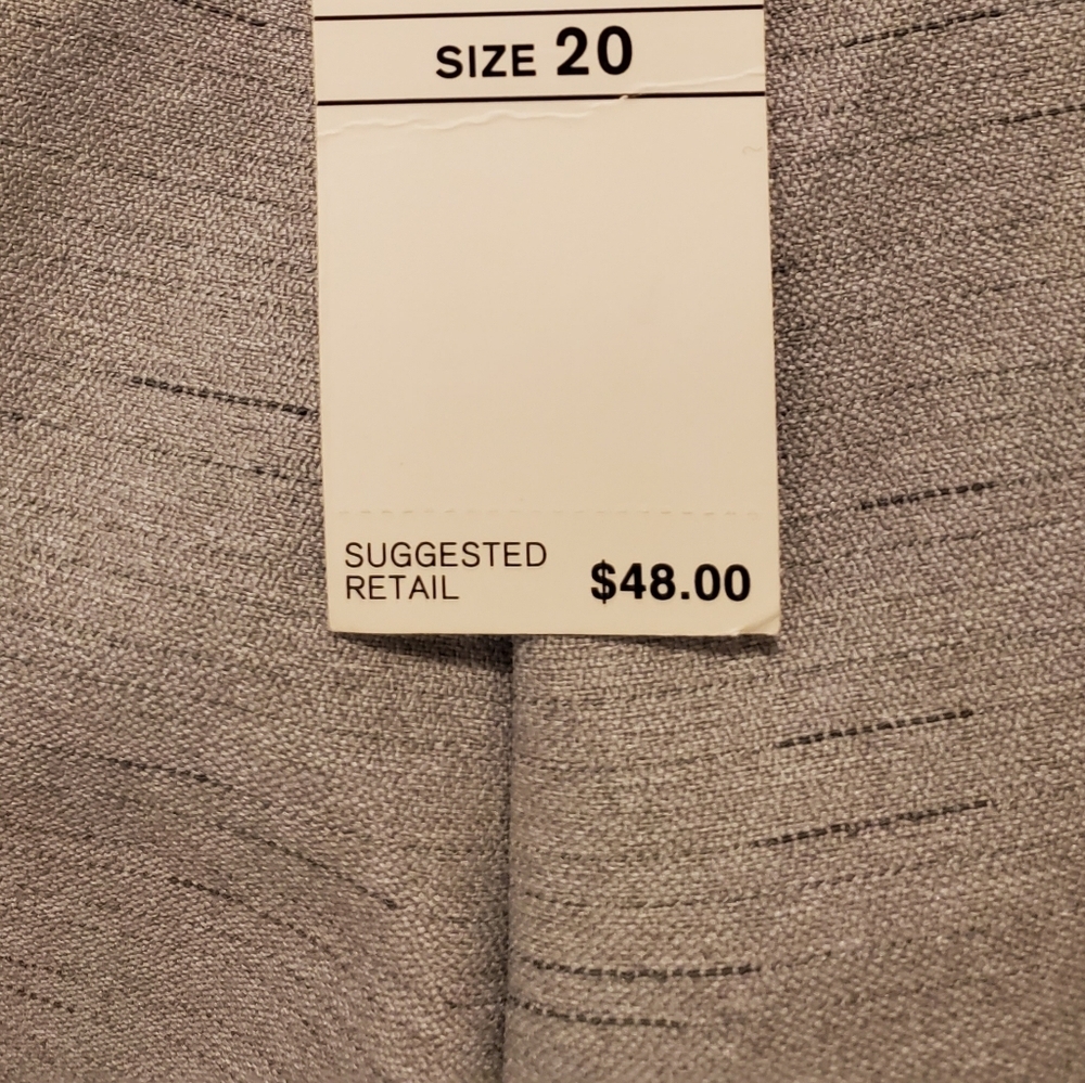🔥New Alfred Dunner Plus Size Pants Size 20 - Picture 2 of 2